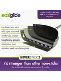 Eaziglide square non-stick grill pan 28cm - British product