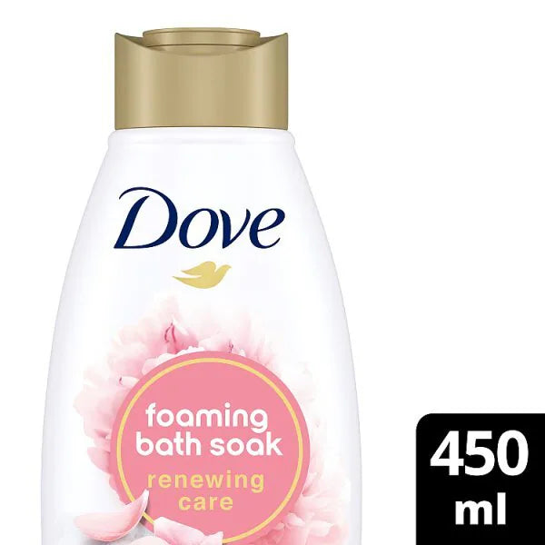 Dove Peony Rose foaming bath soak 450ml - British product