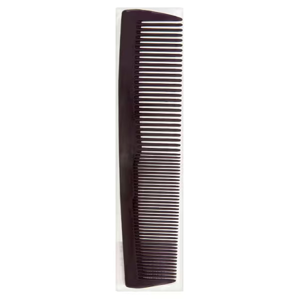 Superdrug branded travel comb for hair styling needs (British brand)