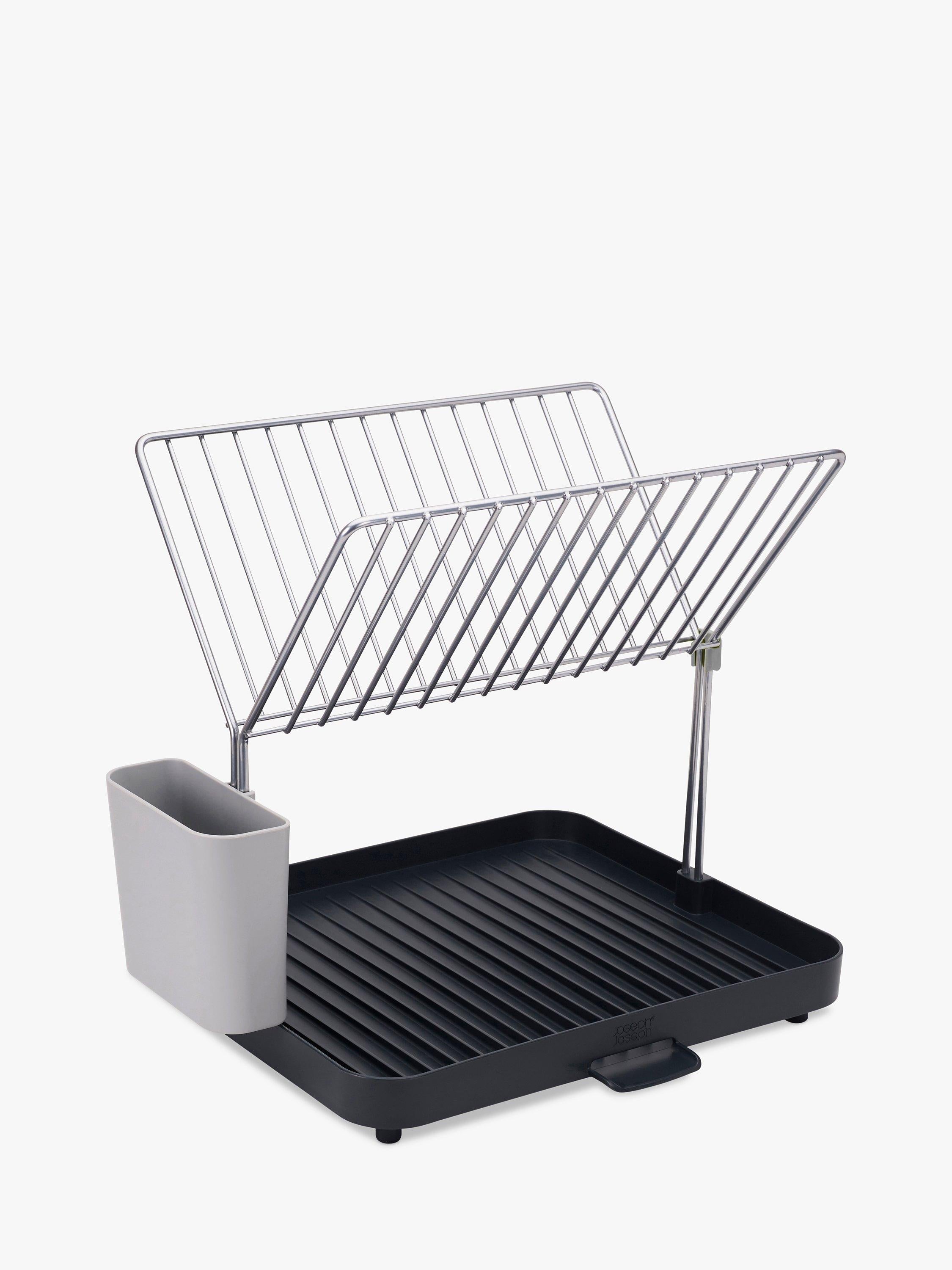 Joseph Joseph two-tier self-draining dish rack with utensil pot, UK version