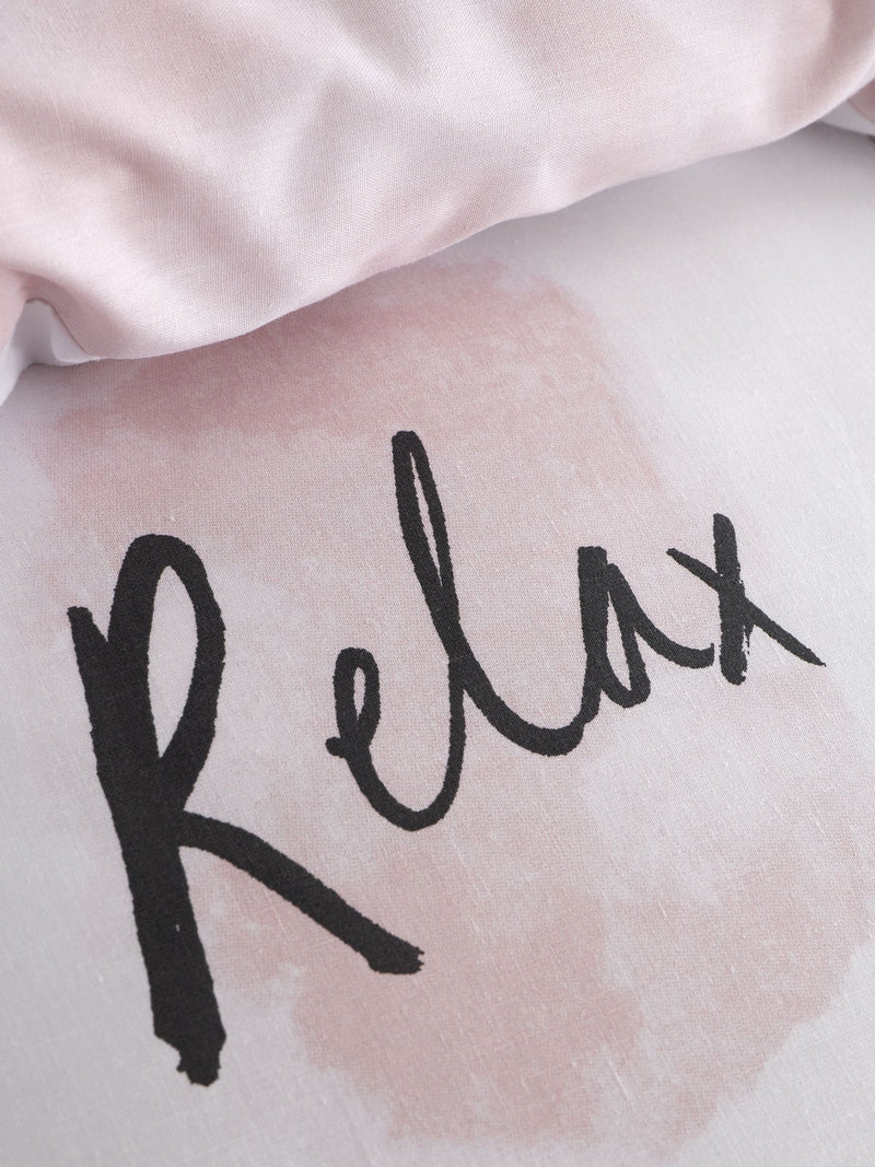 Catherine Lansfield blush pink duvet cover set - British product