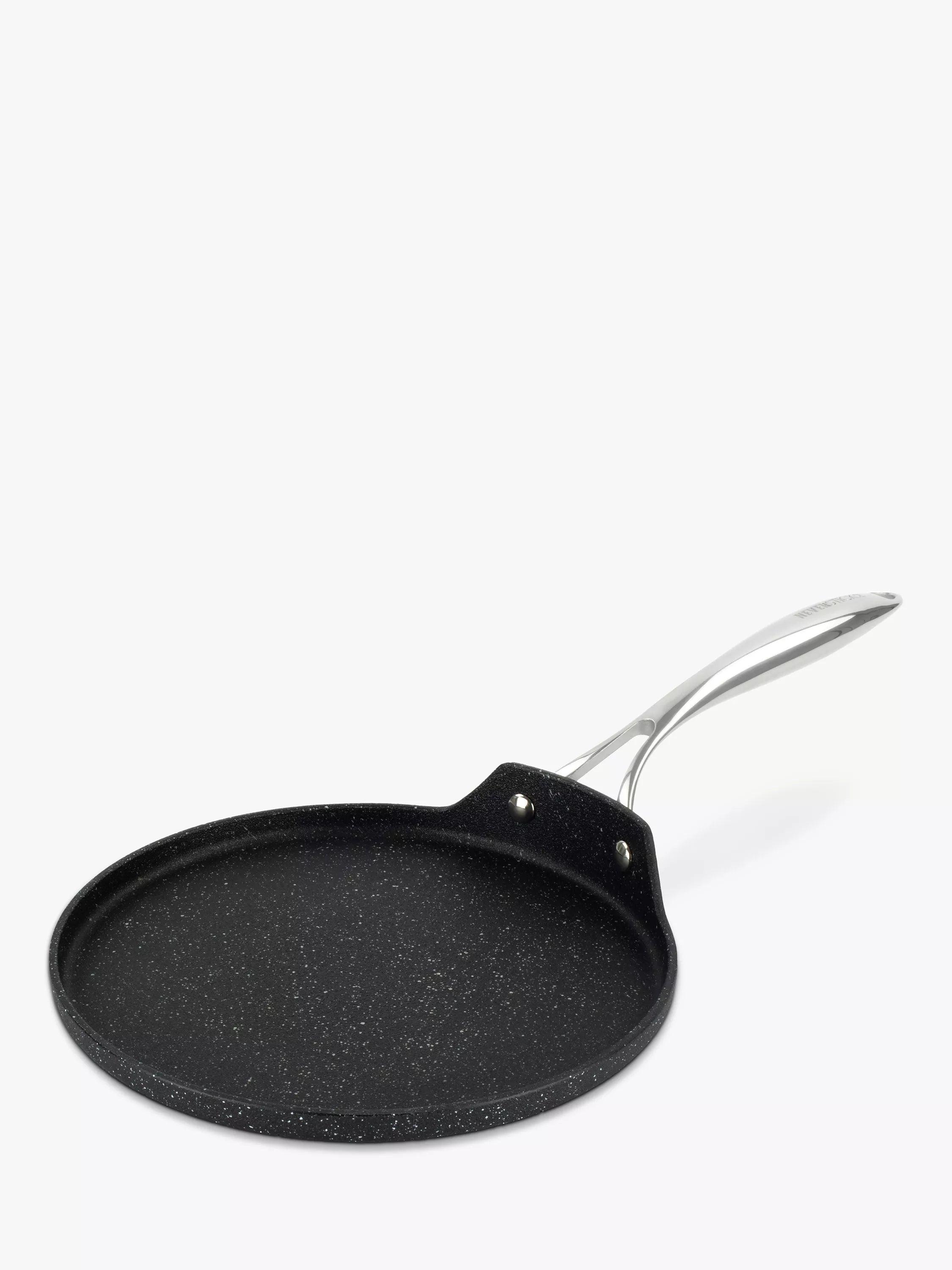 Eaziglide Neverstick2 Aluminum Non-Stick Pancake Pan Black 25cm - British product