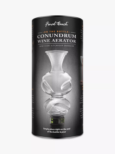 Final Touch Conundrum Wine Aerator Wine Accessory