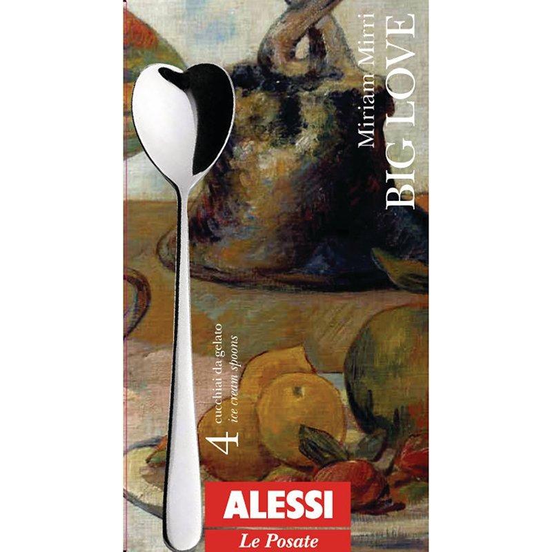 Alessi Big Love Heart Spoons set of 4 - British product