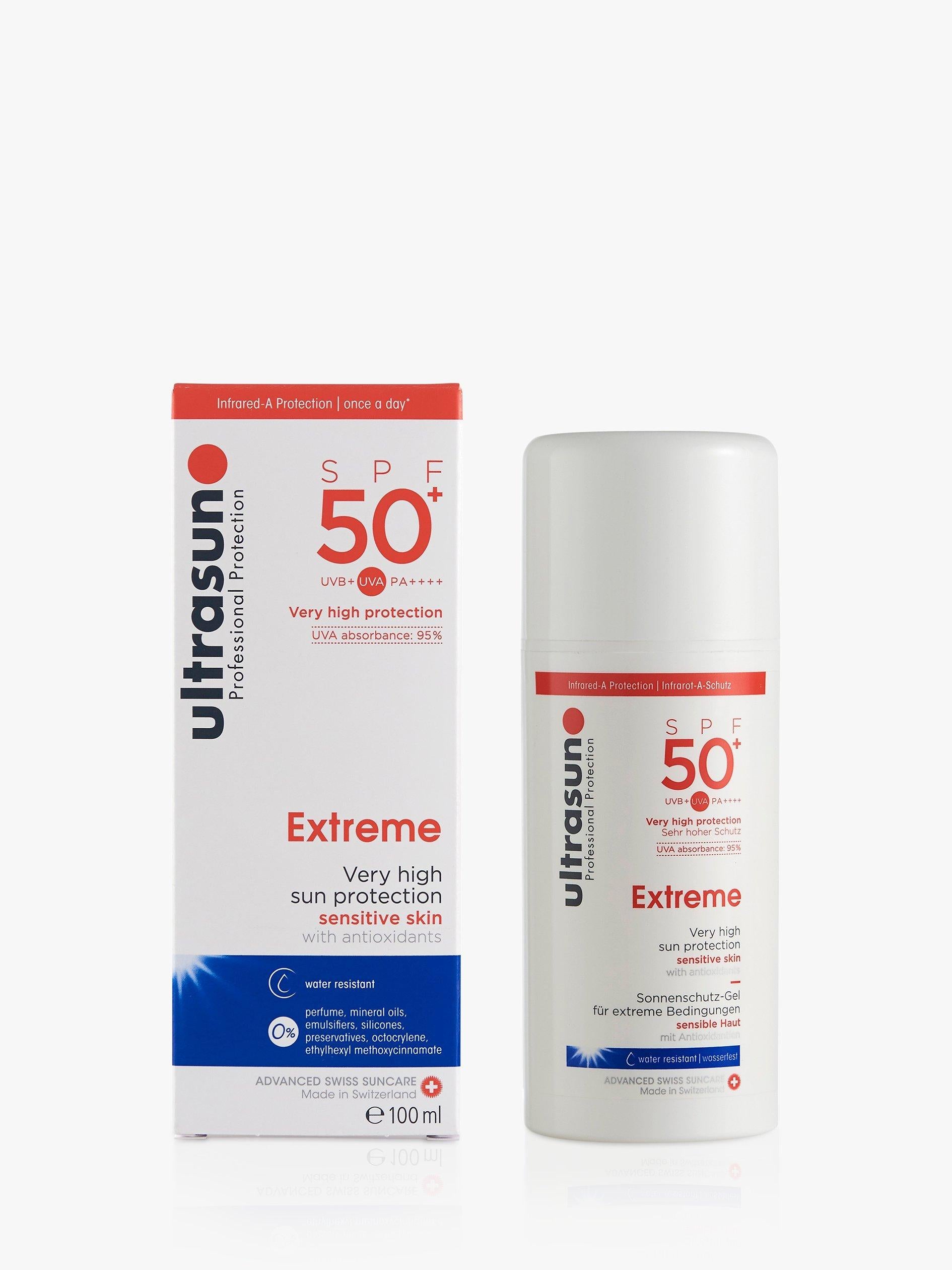 Ultrasun Extreme Sensitive SPF 50+ sun lotion 100ml (British brand)