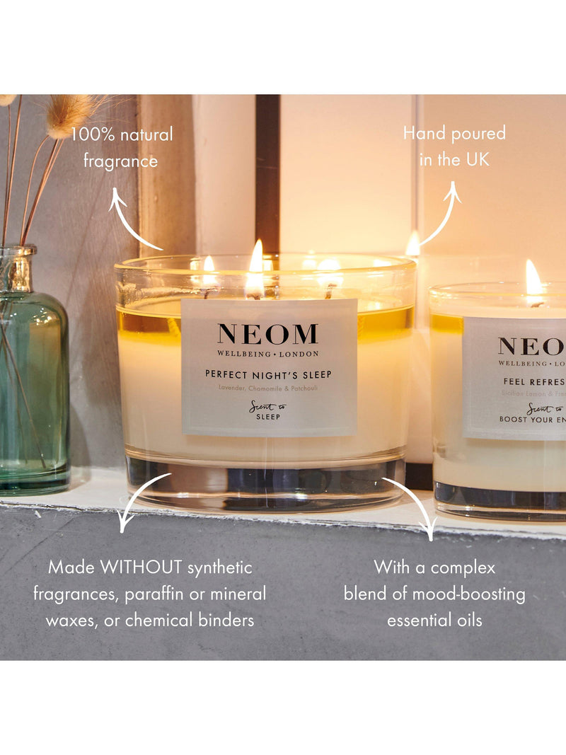 NEOM Perfect Night's Sleep scented candle, imported from the UK