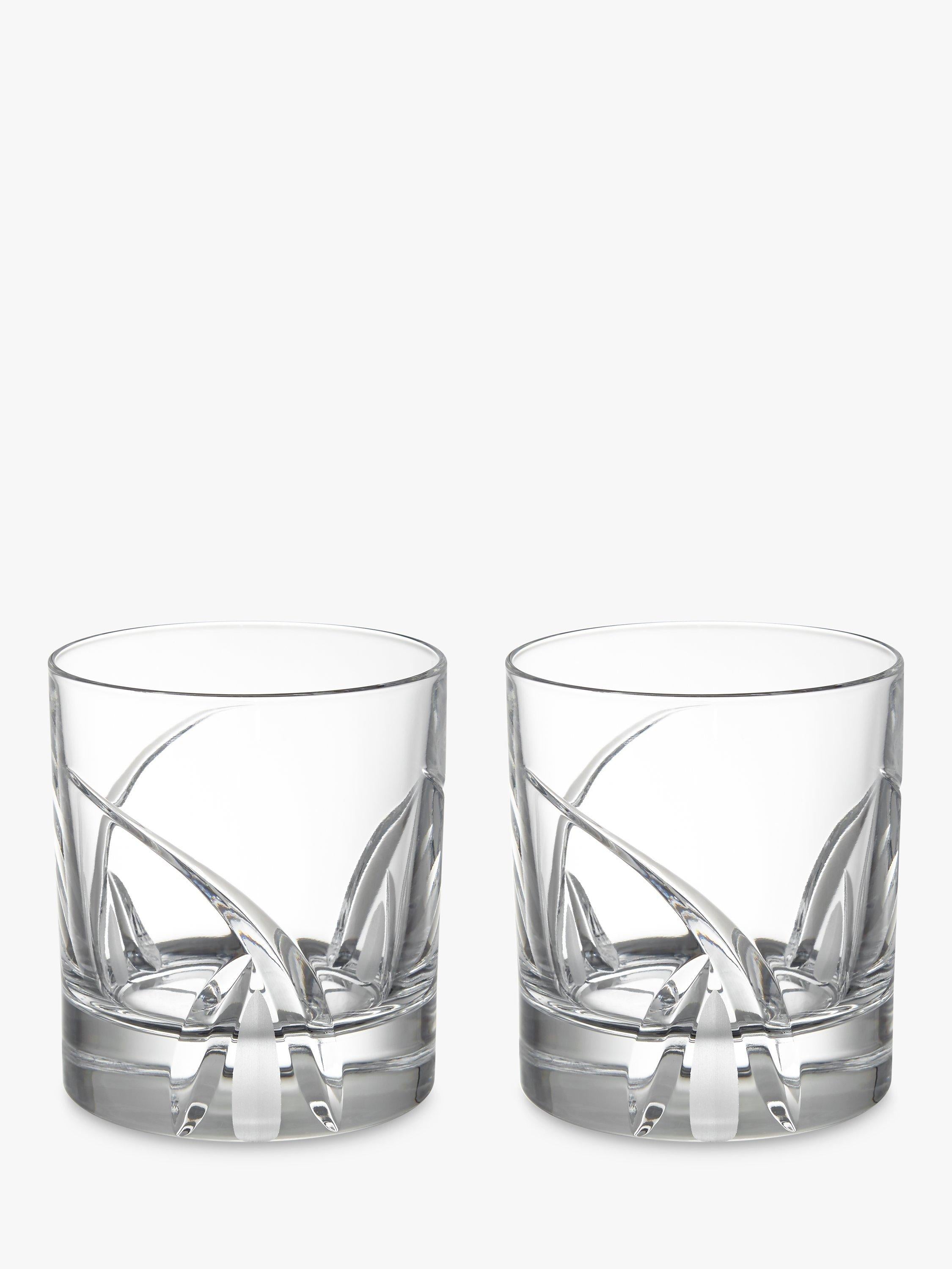 John Lewis crystal glass tumblers clear 290ml set of 2, UK version