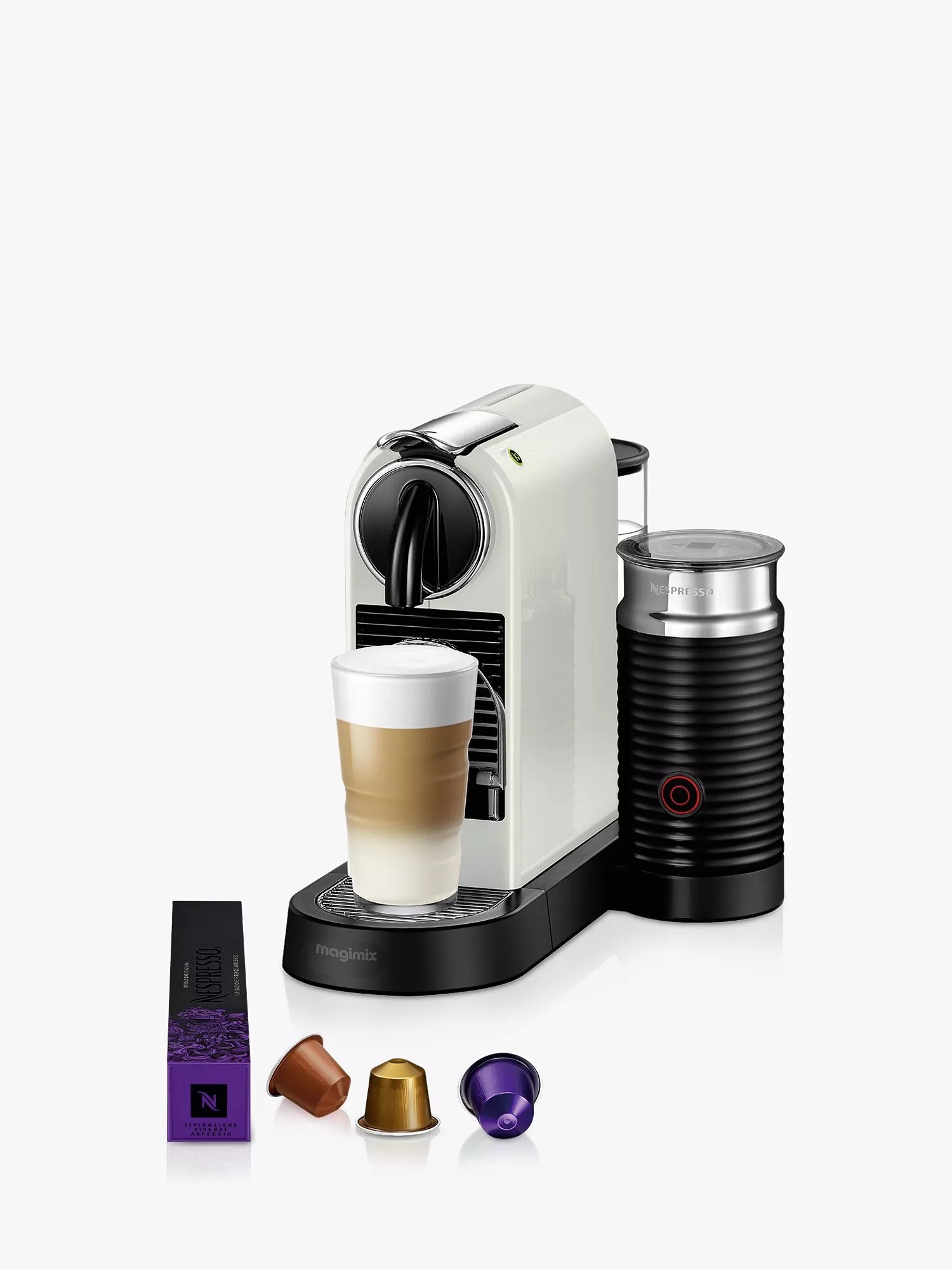 Nespresso CitiZ Coffee Machine with Aeroccino Milk Frother by Magimix - McGrocer