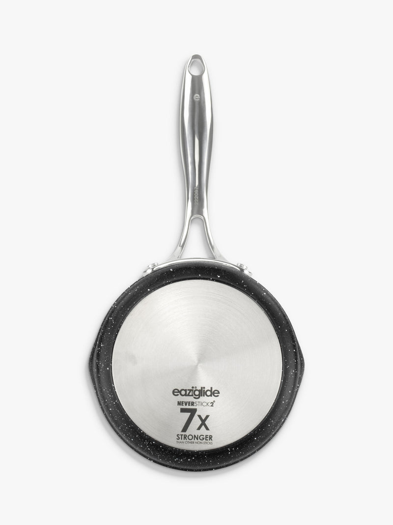 Eaziglide Neverstick2 aluminium non-stick saucepan 16cm - British product