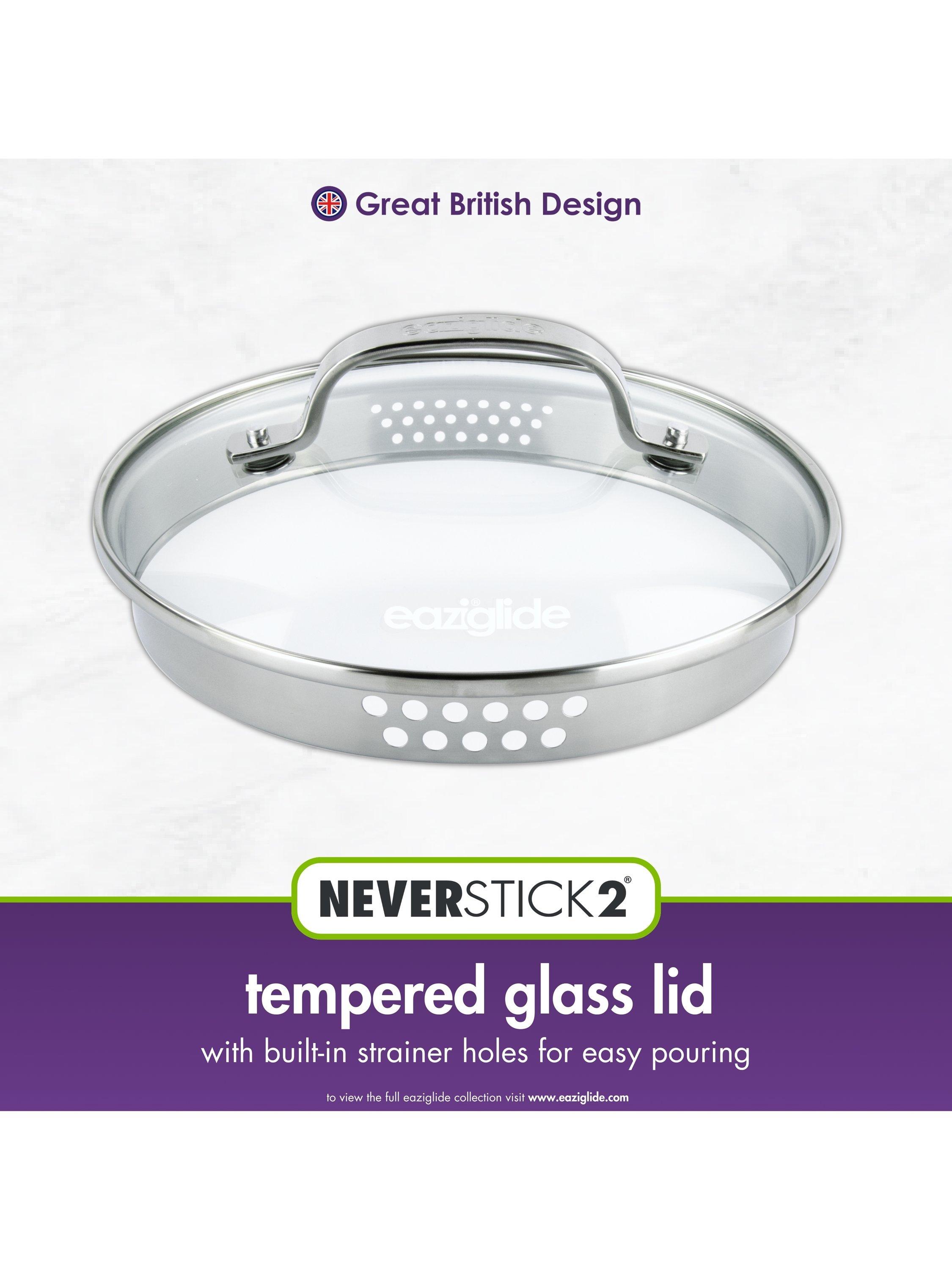 Eaziglide Neverstick2 aluminium non-stick saucepan 16cm - British product