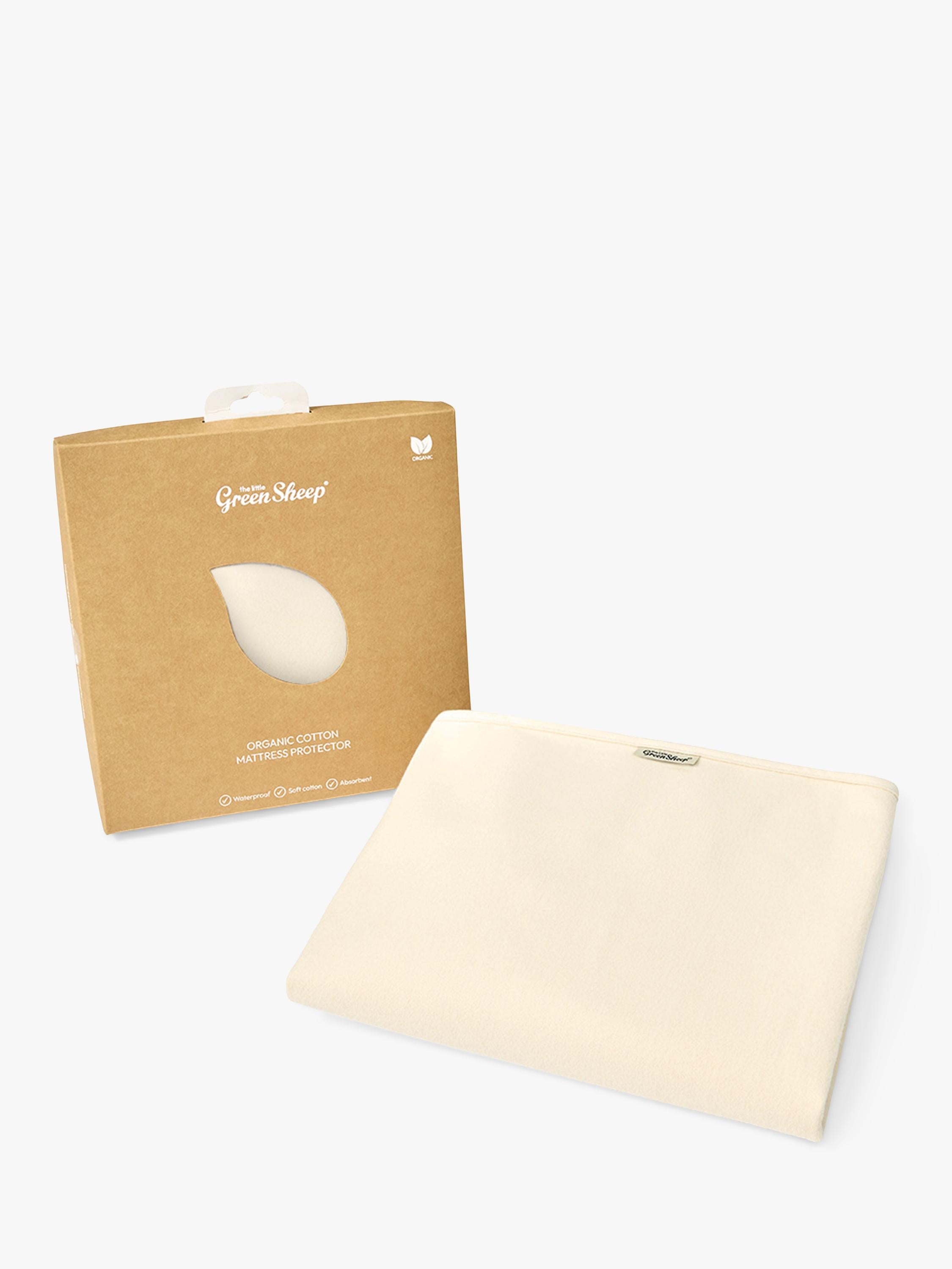 The Little Green Sheep waterproof cot mattress protector (British brand)