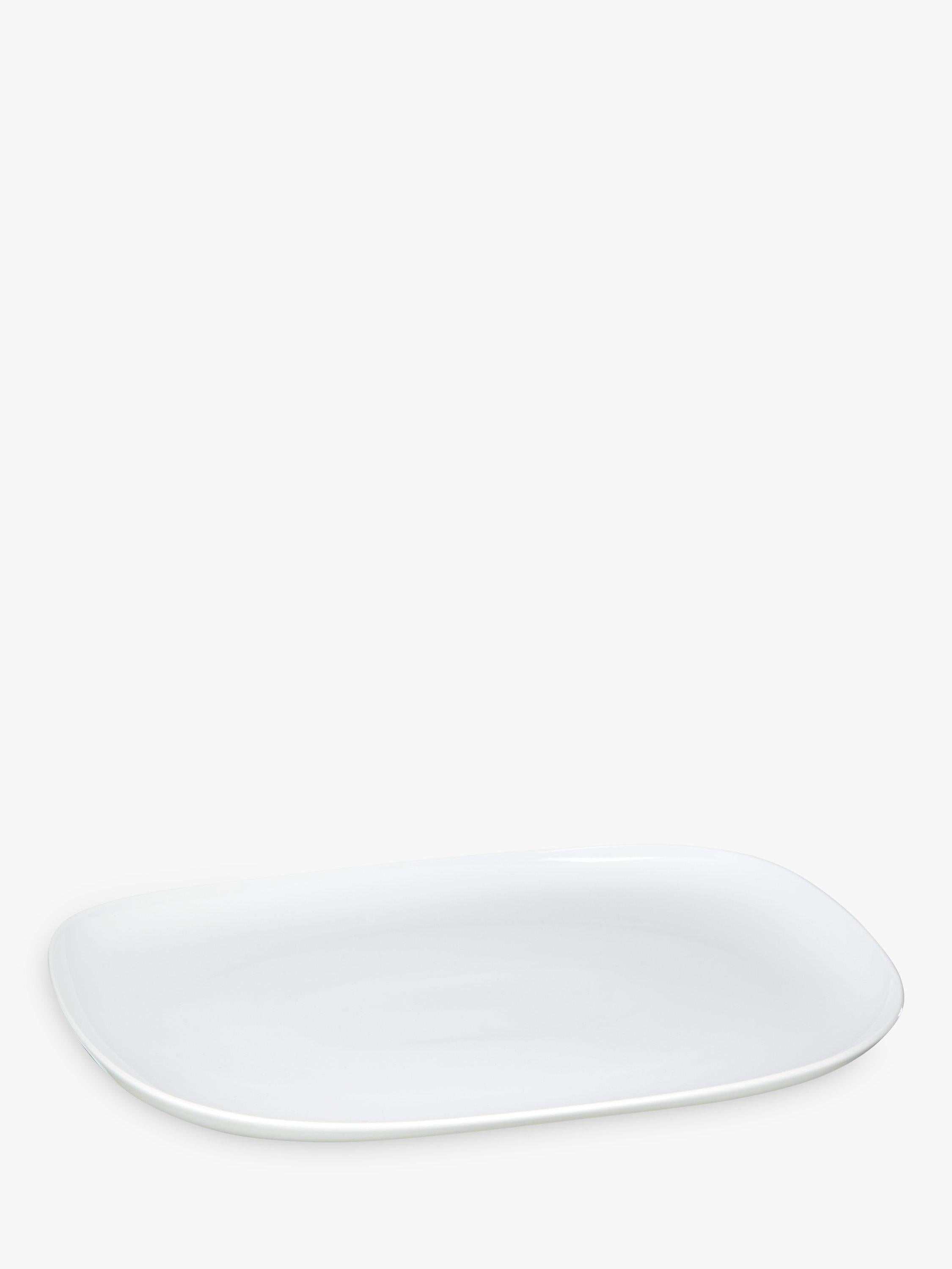 John Lewis porcelain platter white 38cm, UK version