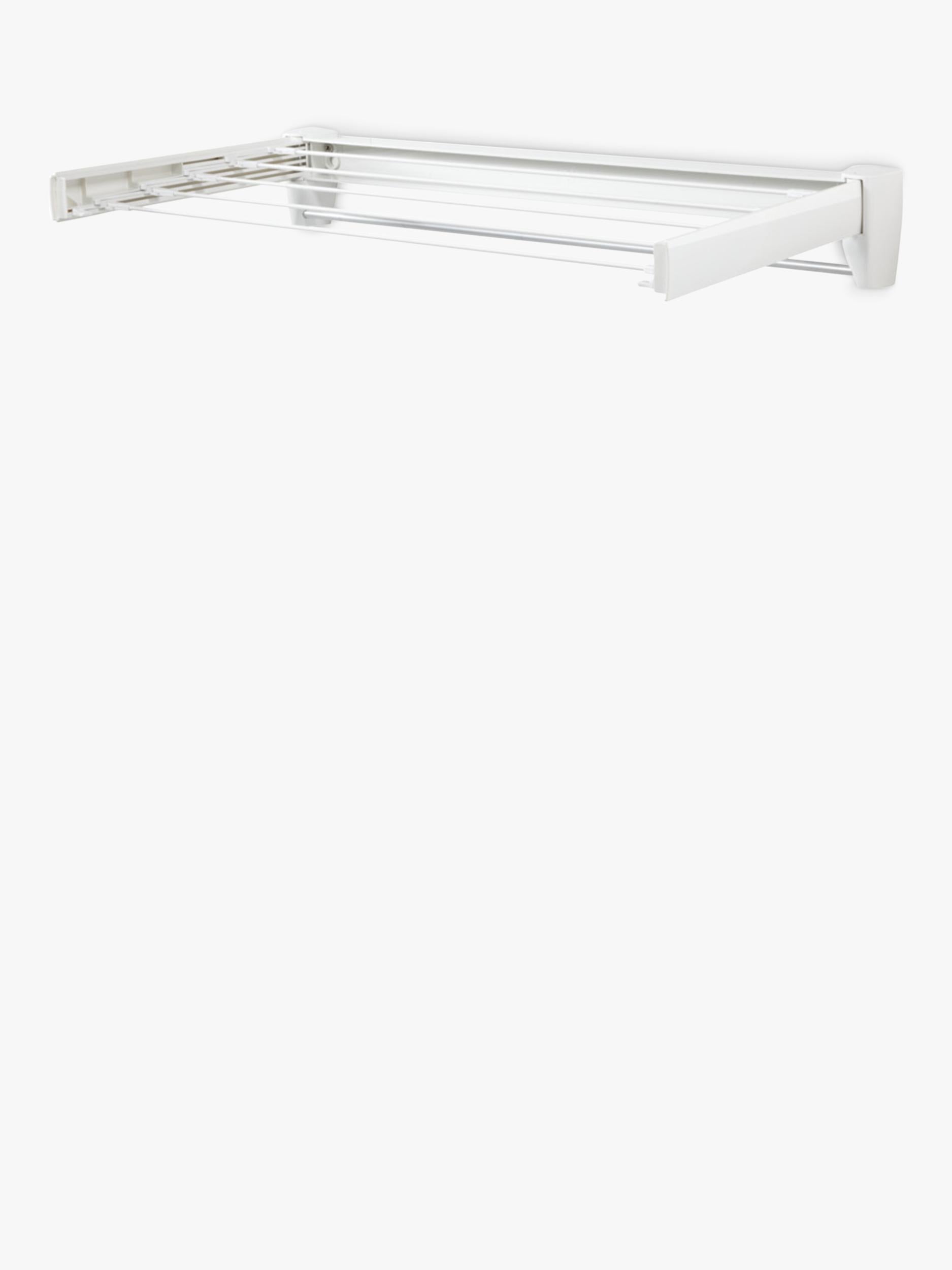Wall Mounted Clothes Airer with Steel Rails and 3.6m Drying Capacity