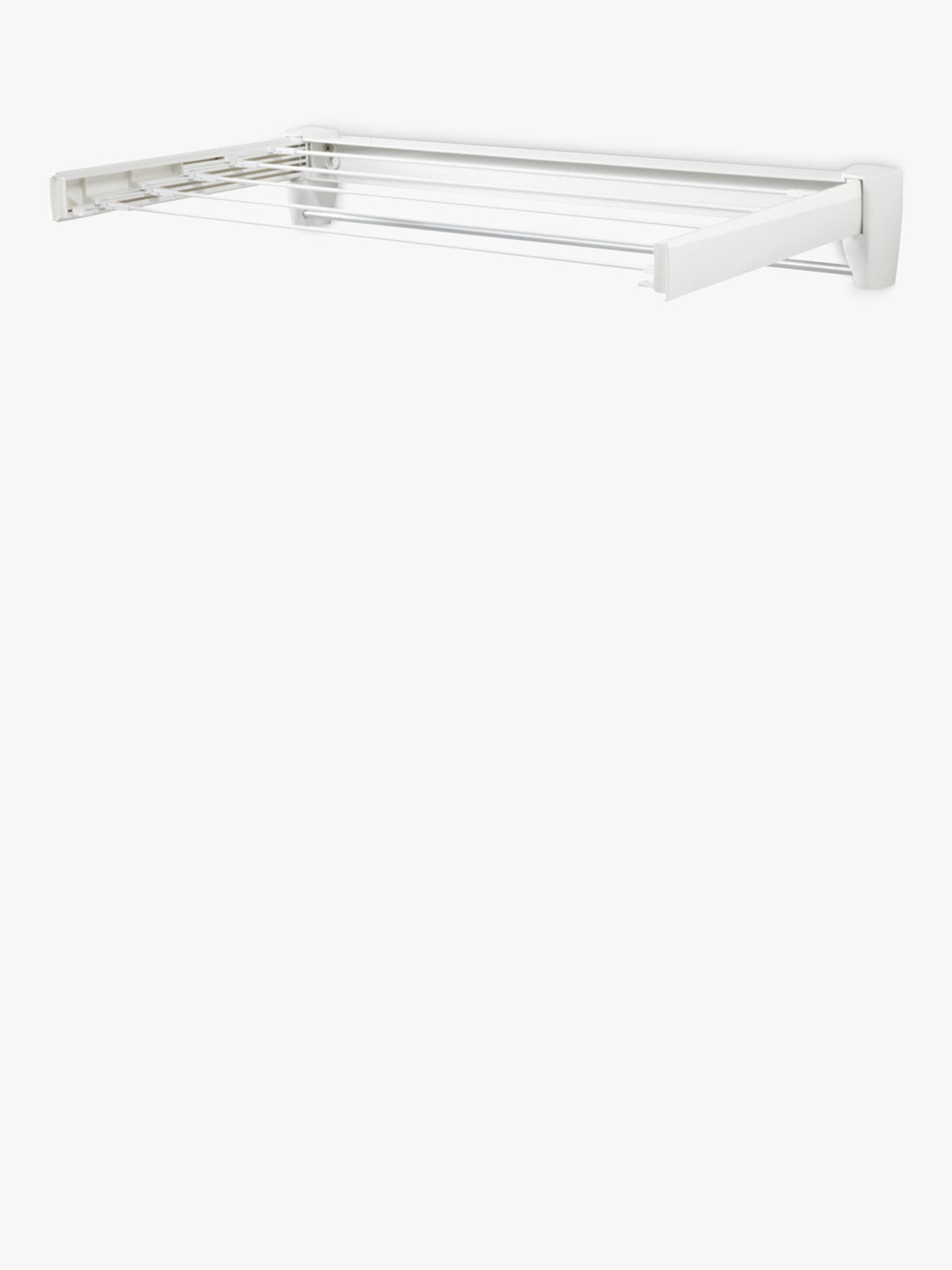Wall Mounted Clothes Airer with Steel Rails and 3.6m Drying Capacity
