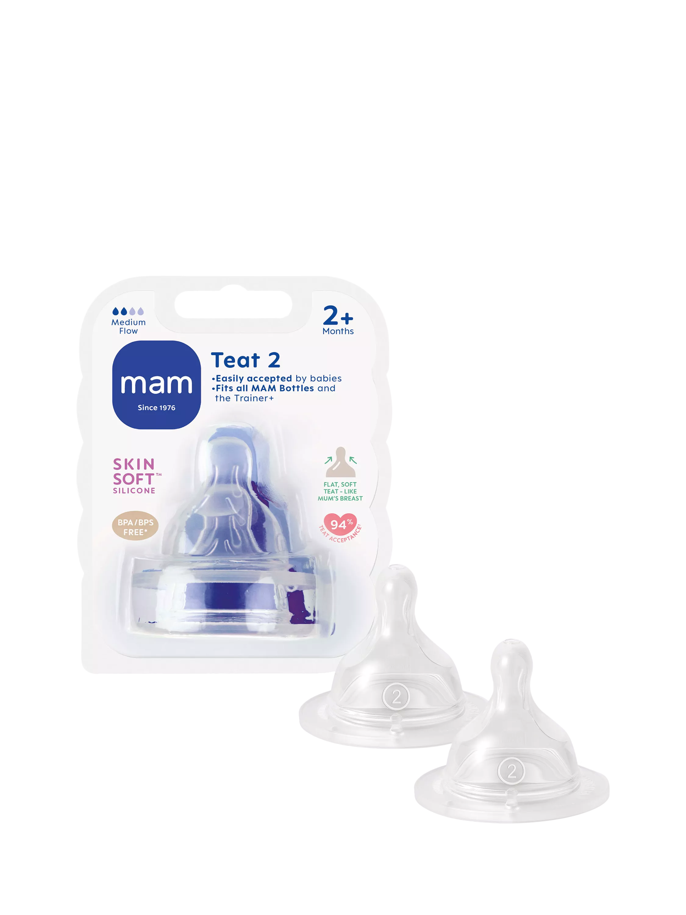 MAM Medium Flow Bottle Teat - McGrocer