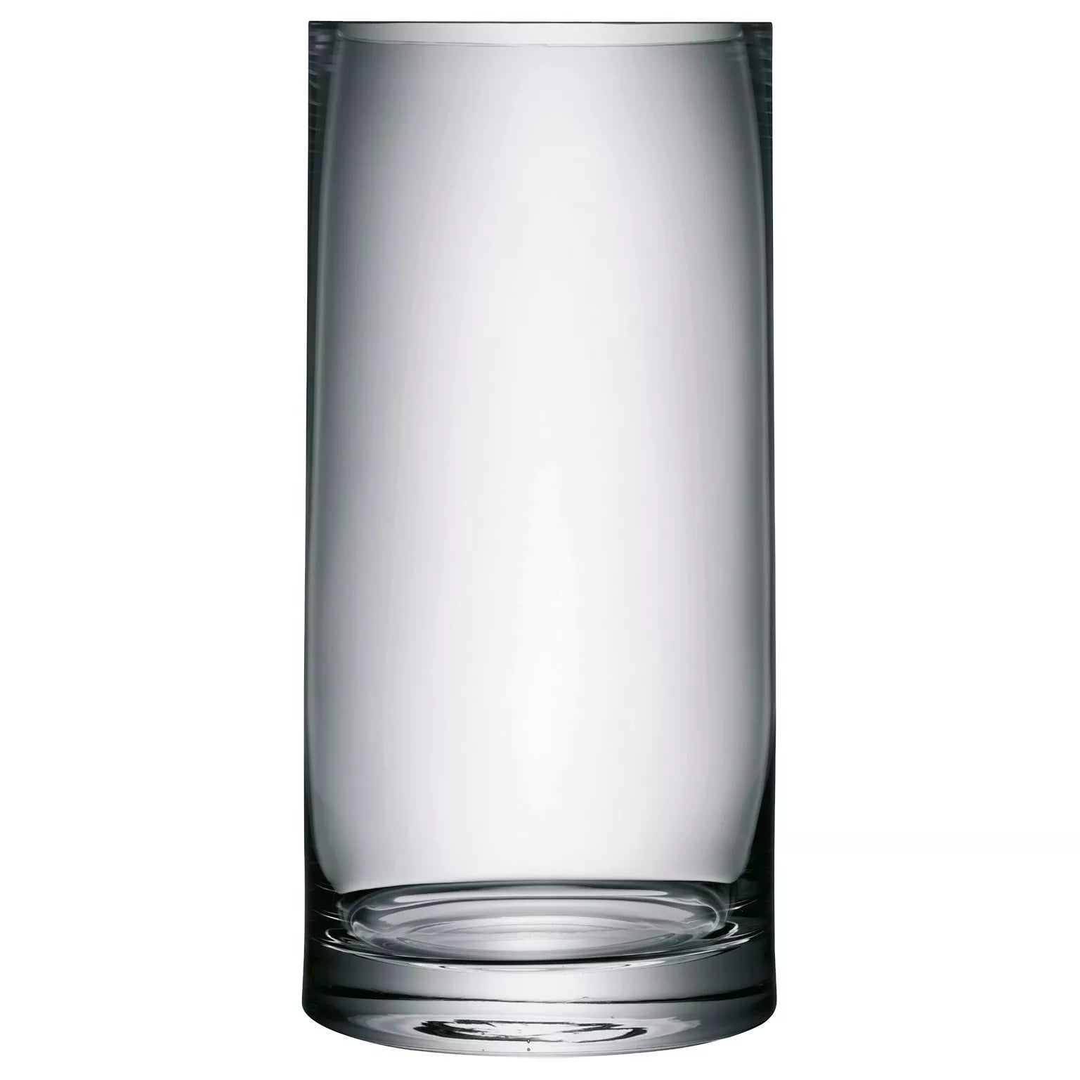 LSA International clear column vase 36cm, UK version