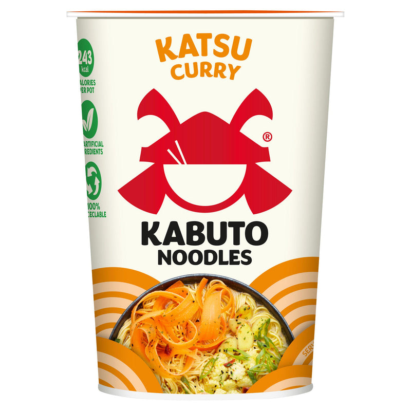 Katsu Curry Noodle Pot with Red Peppers, Ginger, and Turmeric 65g