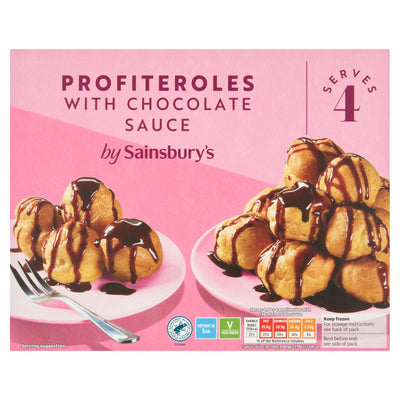 Sainsbury's profiteroles og sjokoladesaus 260g
