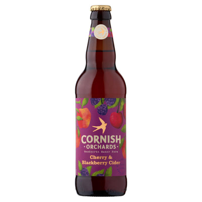 Cherry & Blackberry Flavoured Cider 500ml med 4% ABV