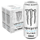 Monster Ultra energy drink 4x500ml, imported from the UK