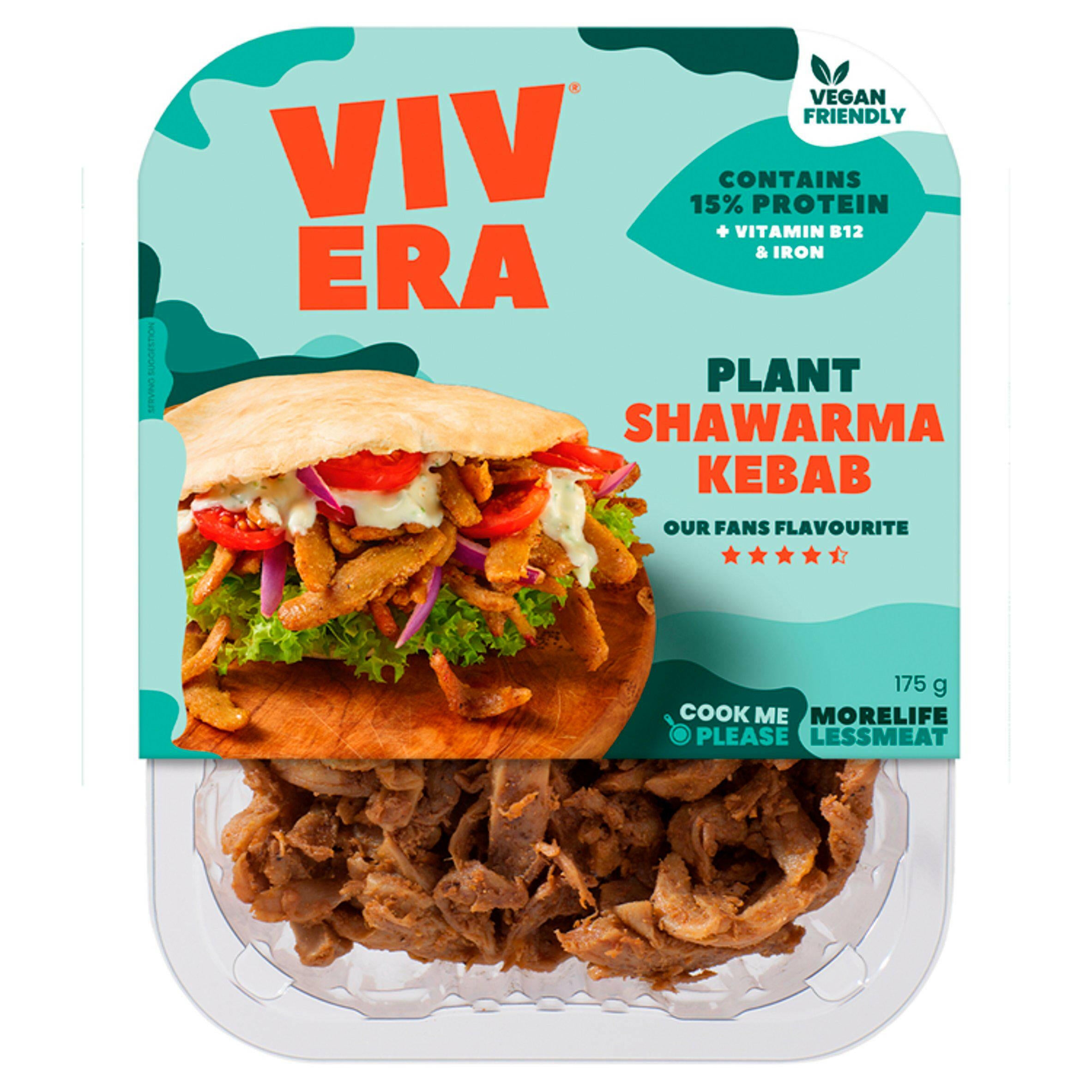 Vivera Plant Shawarma Kebab 175g GOODS Sainsburys   