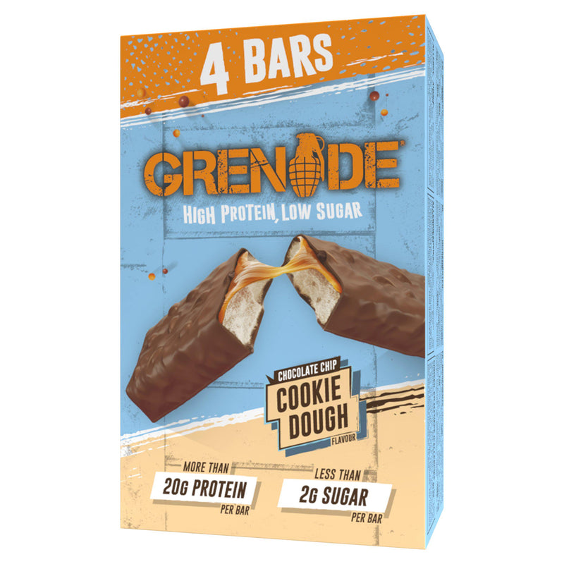 Chocolate Chip Cookie Dough Flavour High Protein Bars 4x60g