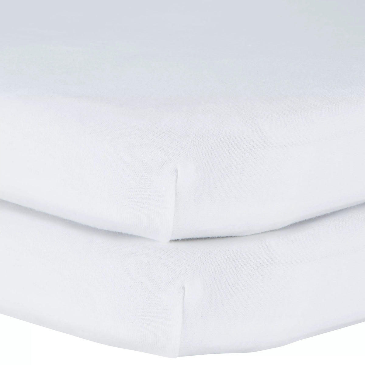 John Lewis organic cotton fitted crib sheet, 50 x 83cm pack of 2, UK version