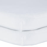 John Lewis organic cotton fitted crib sheet, 50 x 83cm pack of 2, UK version