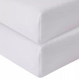 John Lewis travel cot sheet white pack of 2, UK version