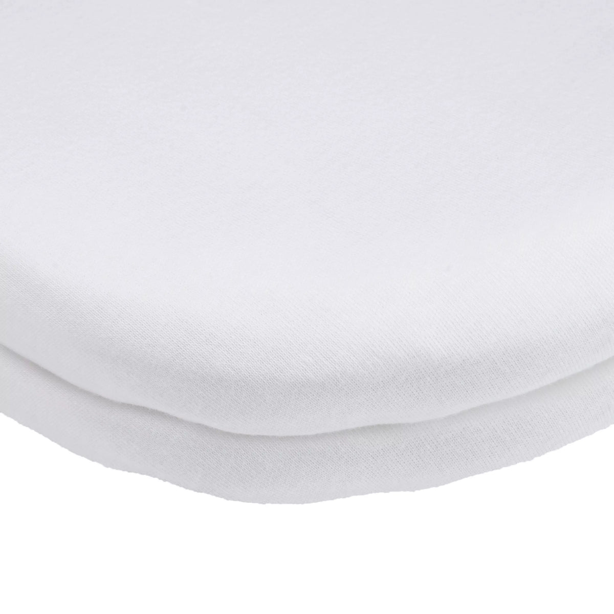 John Lewis white fitted pram crib sheet, pack of 2, UK version