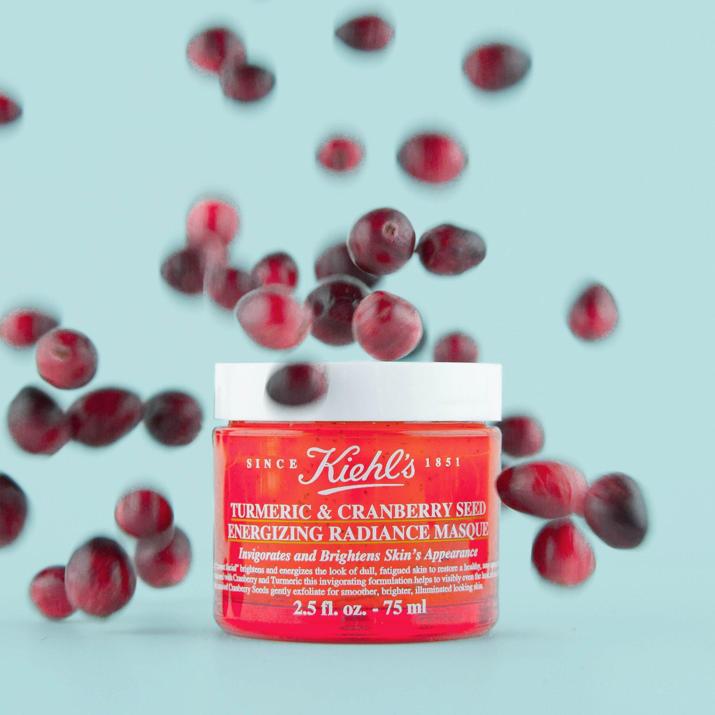 Kiehl's energising radiance masque with turmeric and cranberry seeds 100ml, UK version