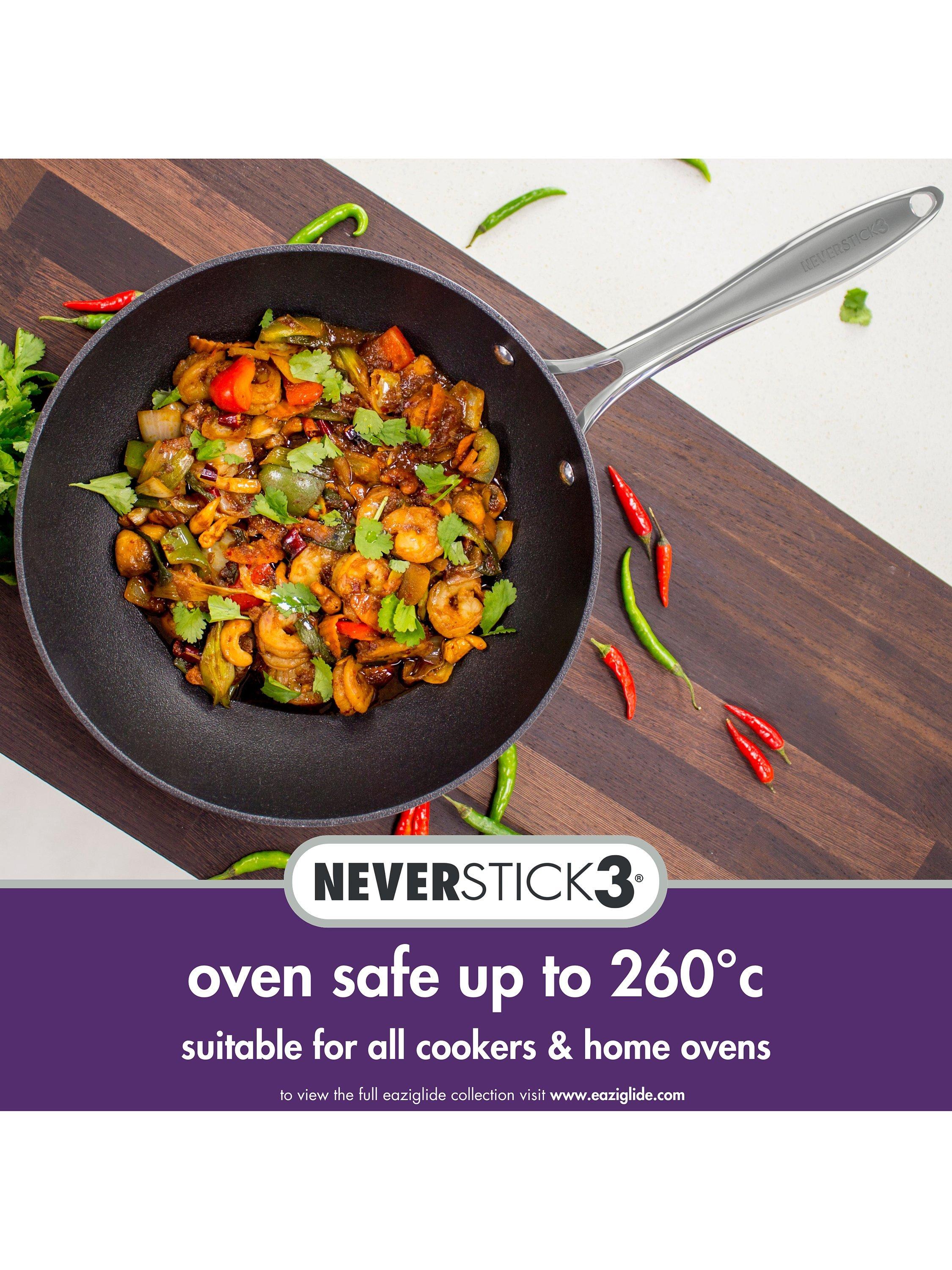 Eaziglide Neverstick3 Professional Non-Stick Casserole 24cm - British product