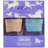 Nails Inc Sparkle Like a Unicorn Nail Polish Duo Kit, 2 x 14ml - McGrocer