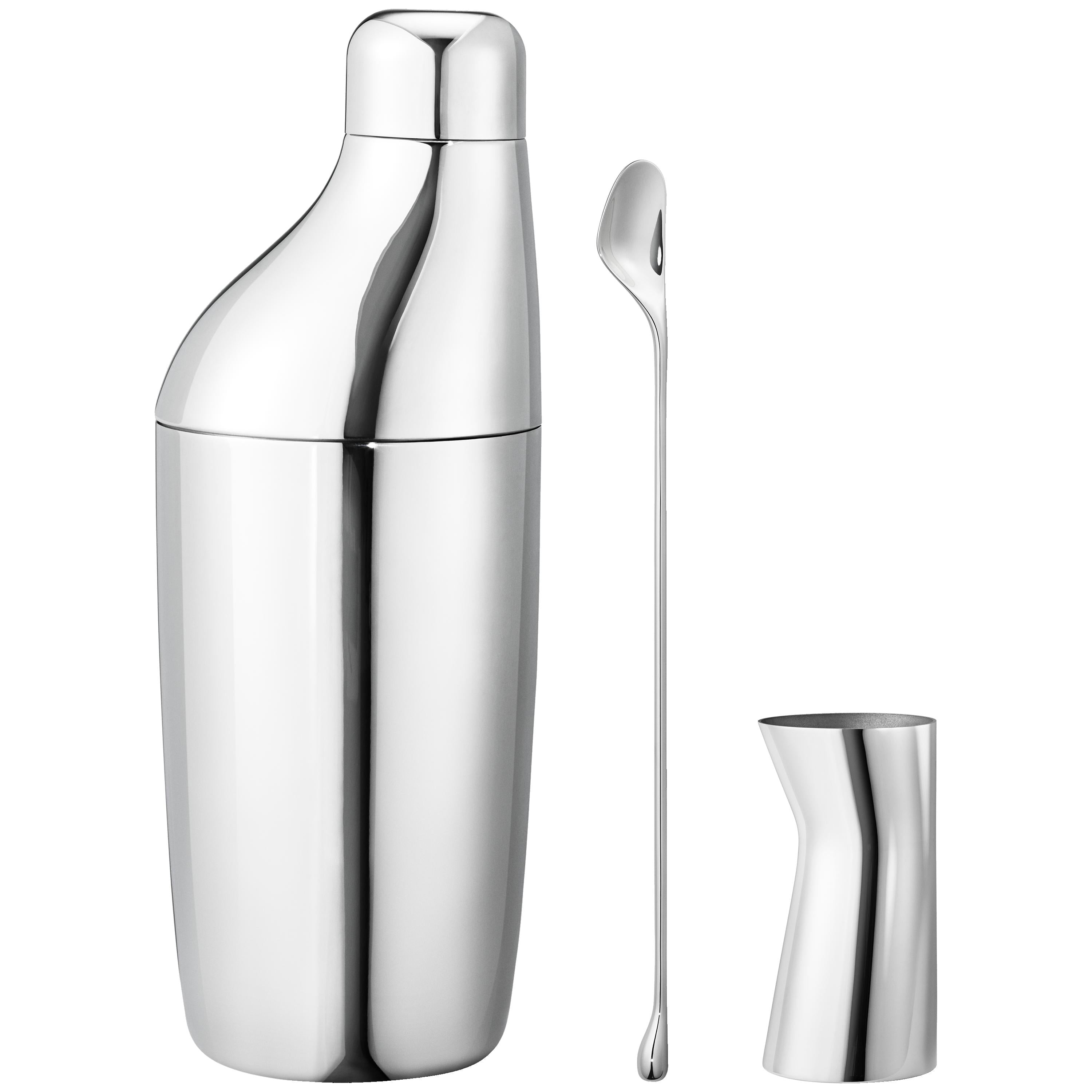 Georg Jensen Sky Cocktail Shaker Gift Set, UK version
