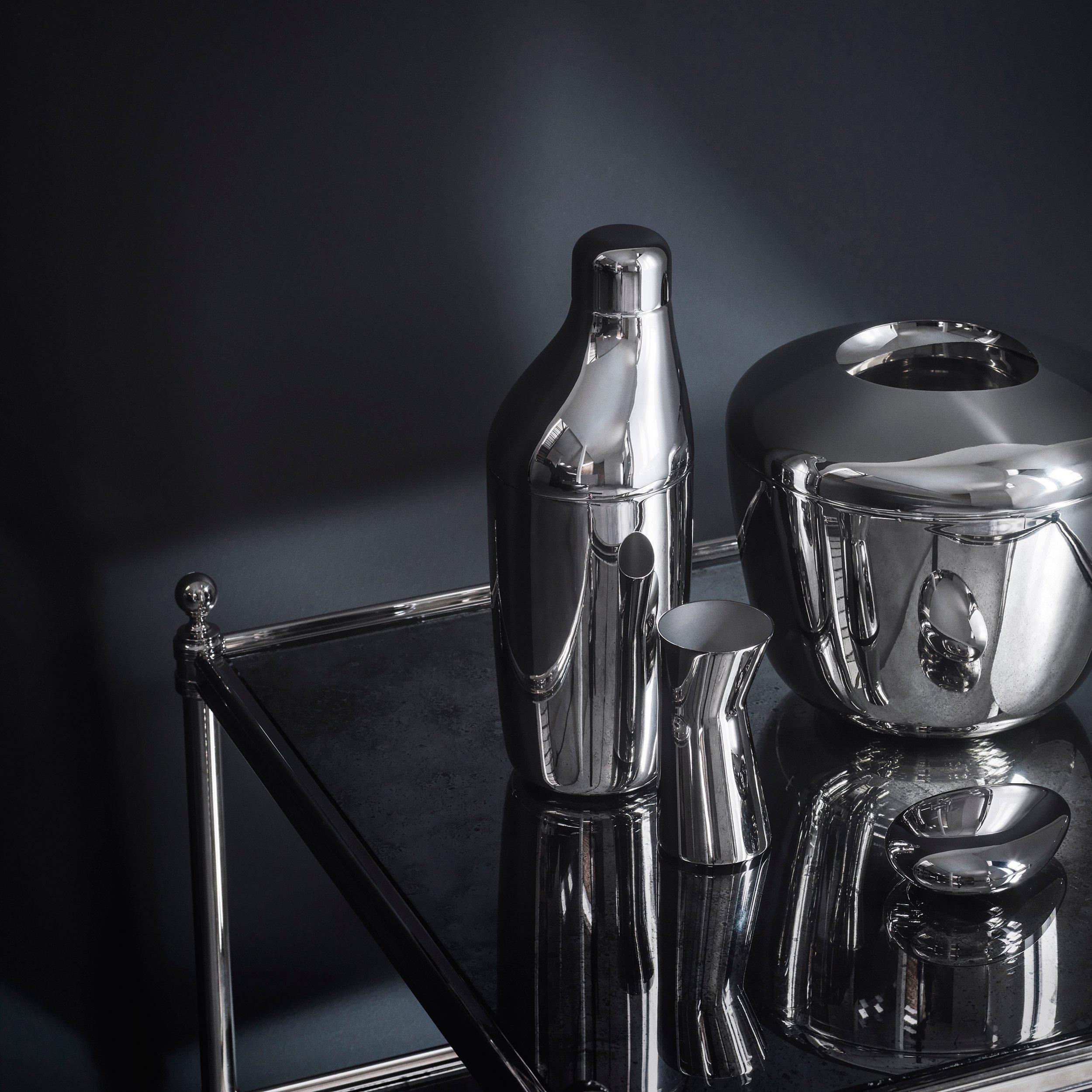 Georg Jensen Sky Cocktail Shaker Gift Set, UK version