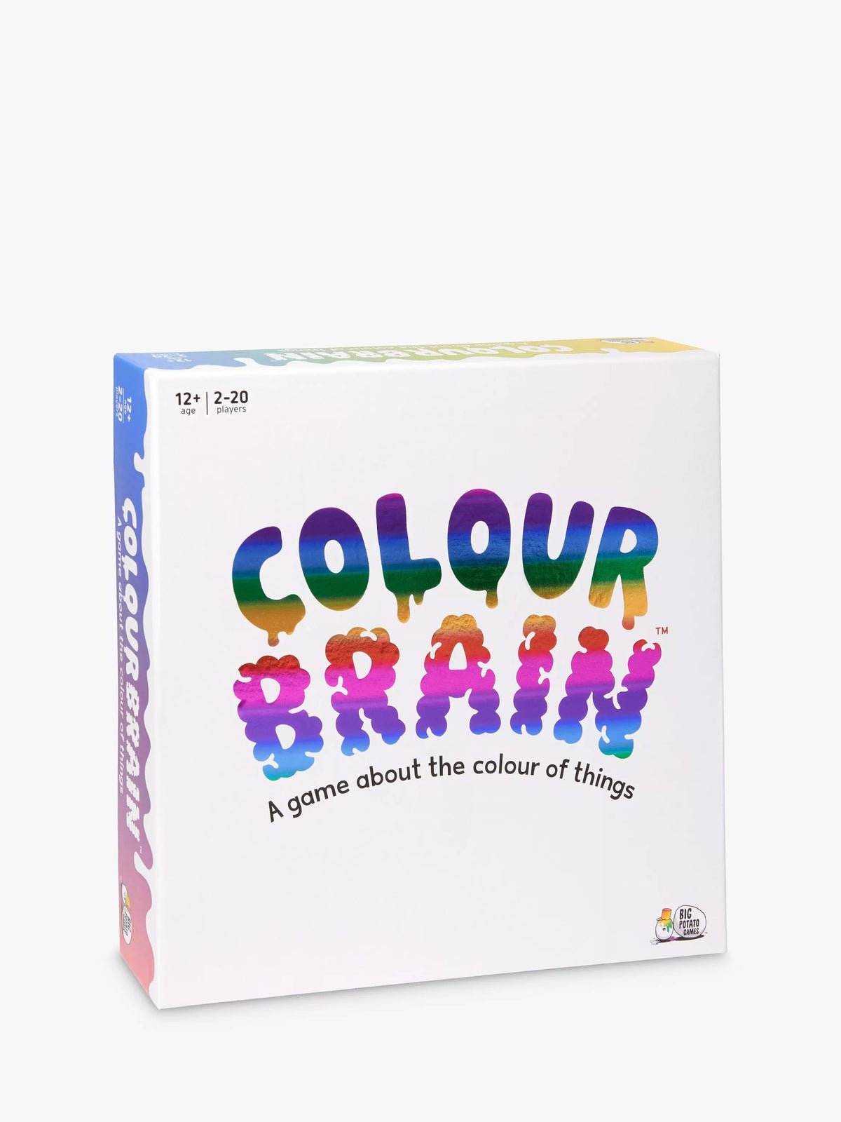 Big Potato Colour Brain game box with colour cards - British product