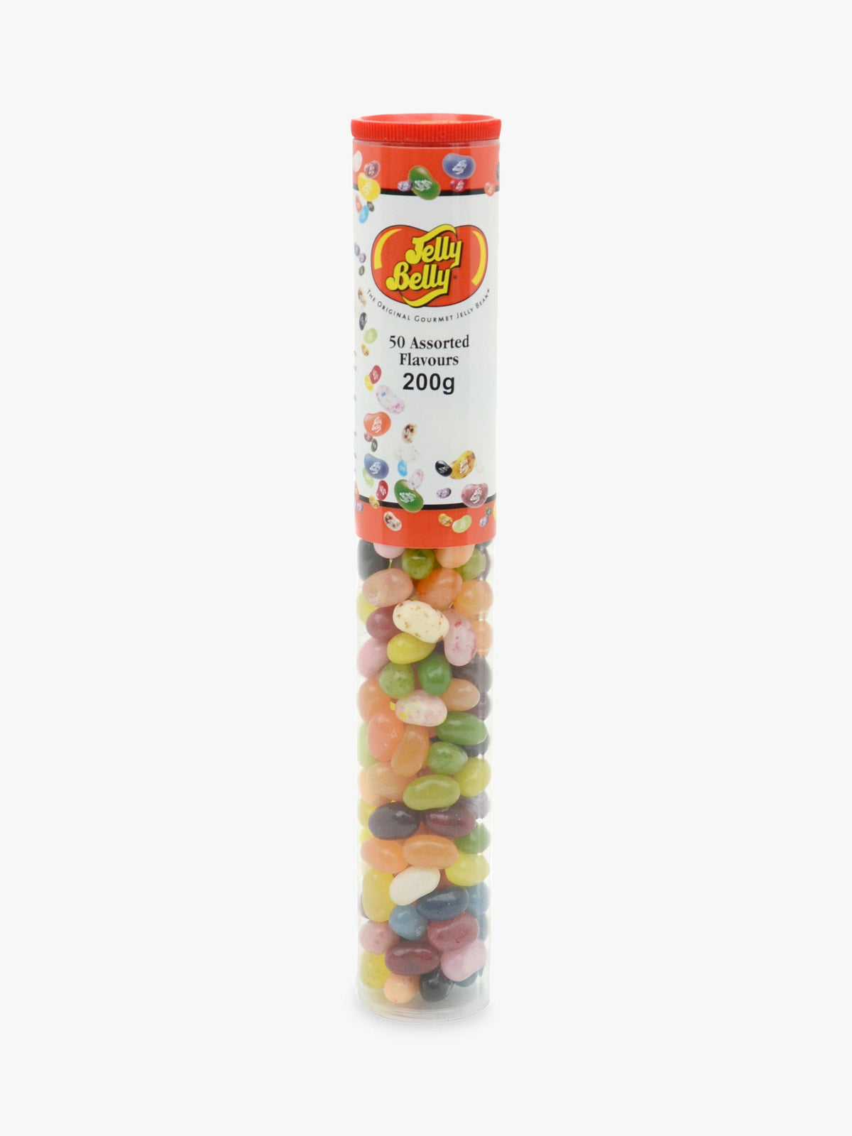 Assorted Fruit-Flavoured Jelly Beans, Gelatine-Free, 200g Gift Tube