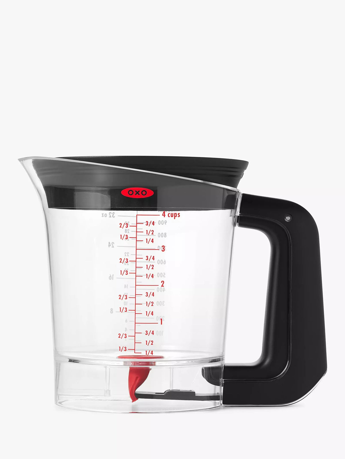OXO trigger-operated gravy separator jug 900ml, imported from the UK