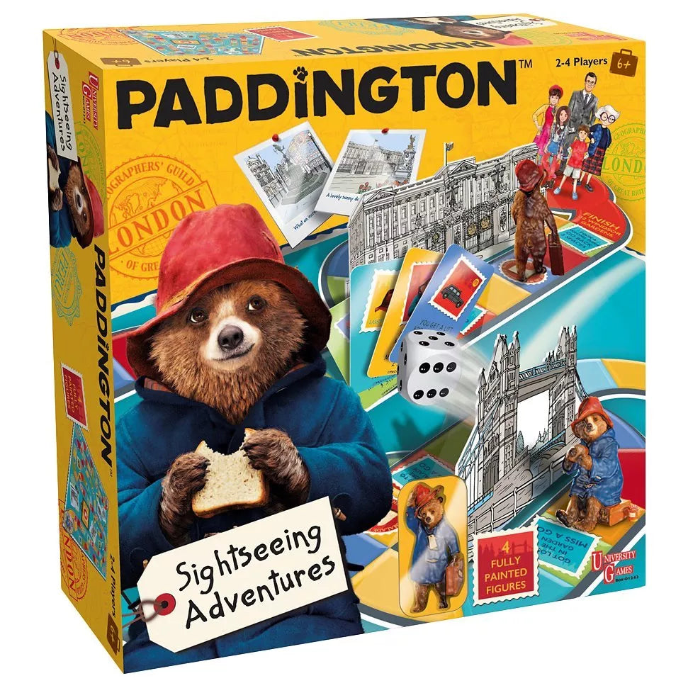 Sightseeing adventure board game with Paddington Bear, imported from the UK