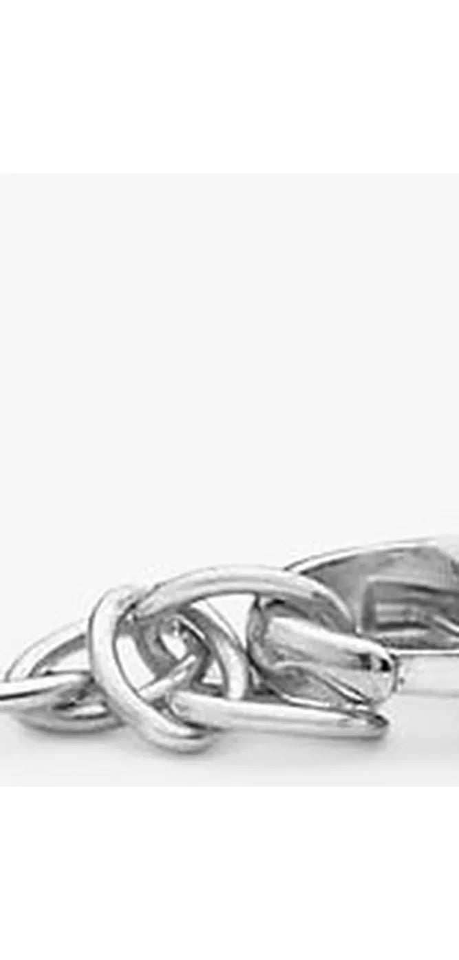 IBB Personalised 9ct Gold Bar Initial Chain Bracelet - McGrocer