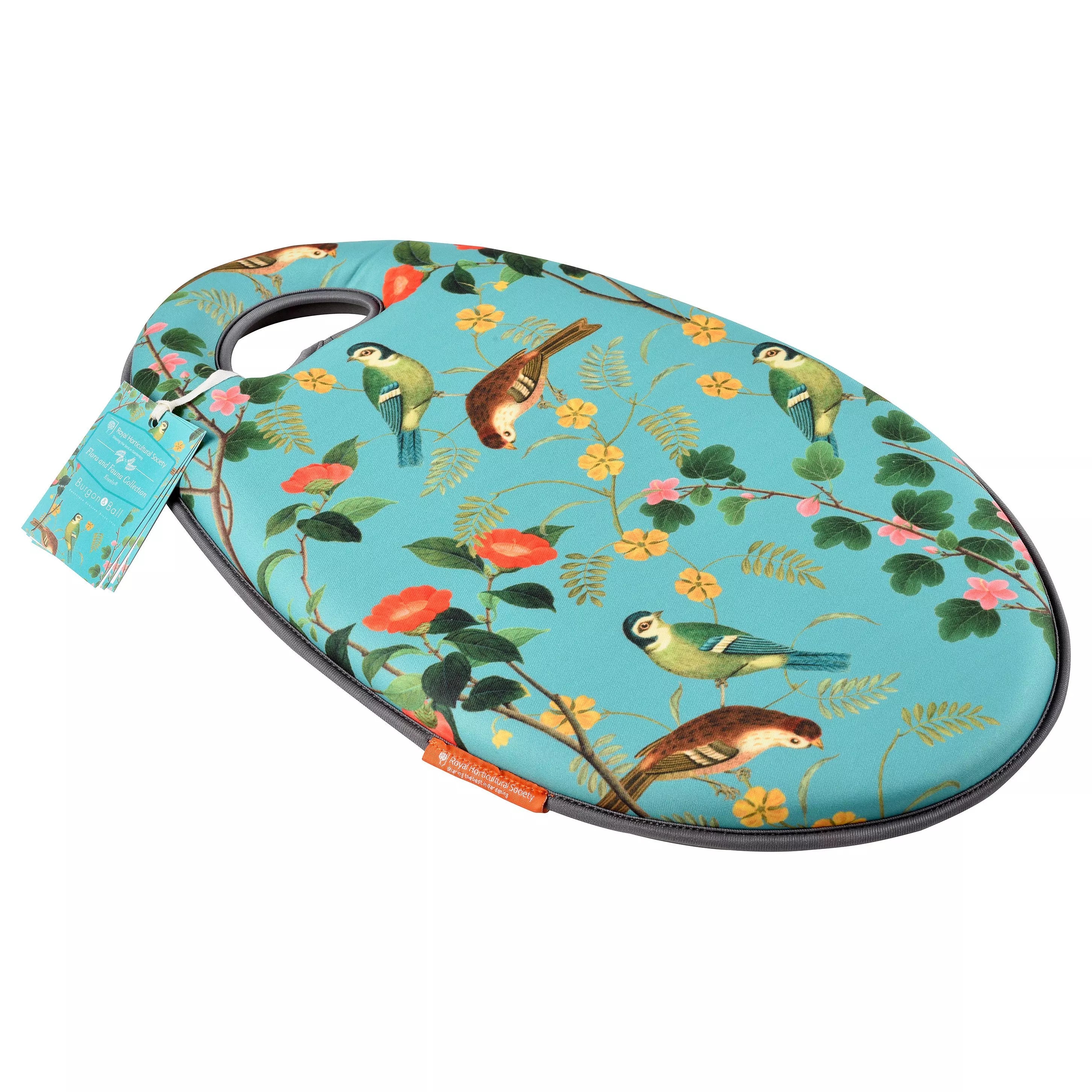 Burgon & Ball Flora and Fauna gardening kneeler with memory foam - British product