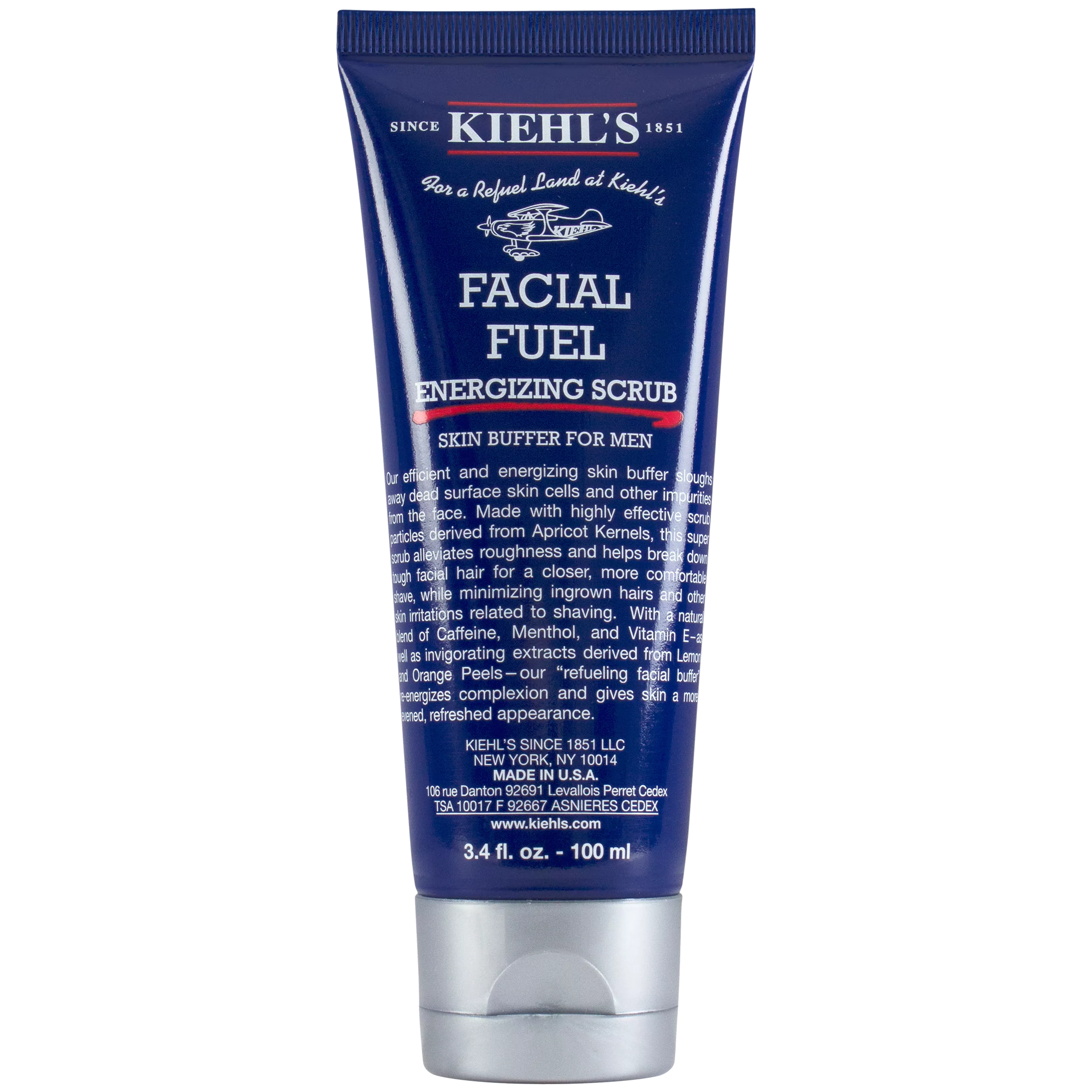 Kiehl's energising facial scrub with caffeine and menthol 100ml, UK version