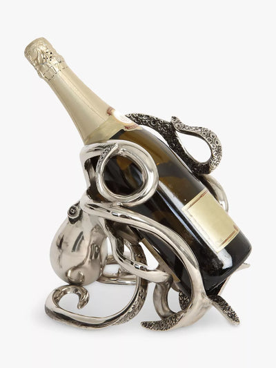 Octopus Bottle Holder in Silver
