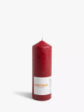John Lewis large unscented pillar candle, UK version