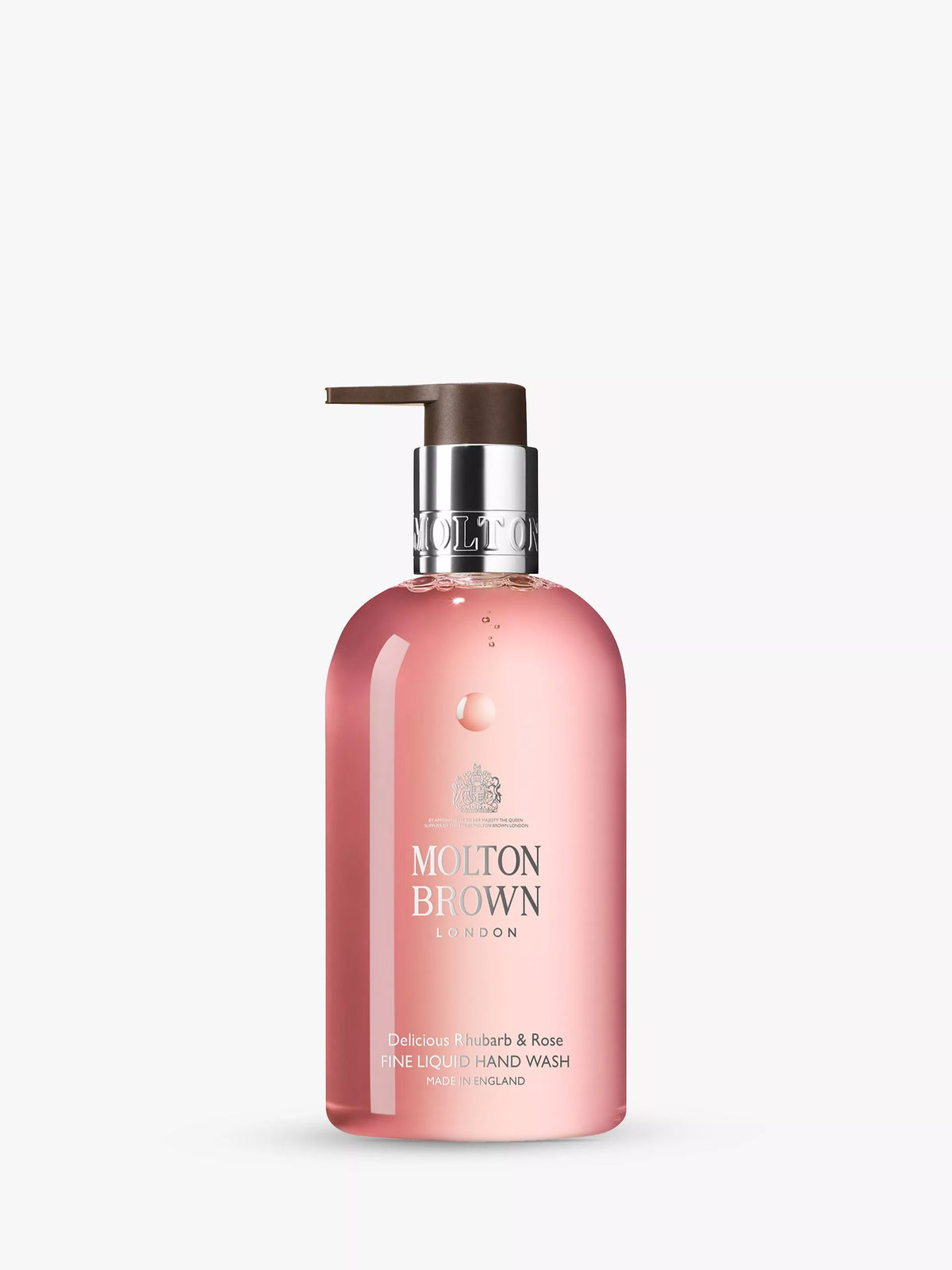 Molton Brown Rhubarb & Rose hand wash 300ml, imported from the UK