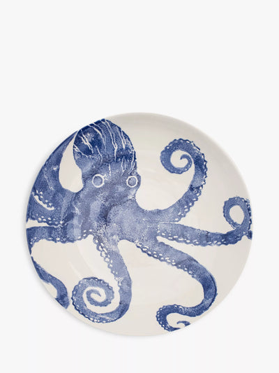BlissHome Creatures Octopus Serving Bowl Blue 39cm