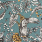 John Lewis exotic wallpaper with toucans and tropical foliage, UK version