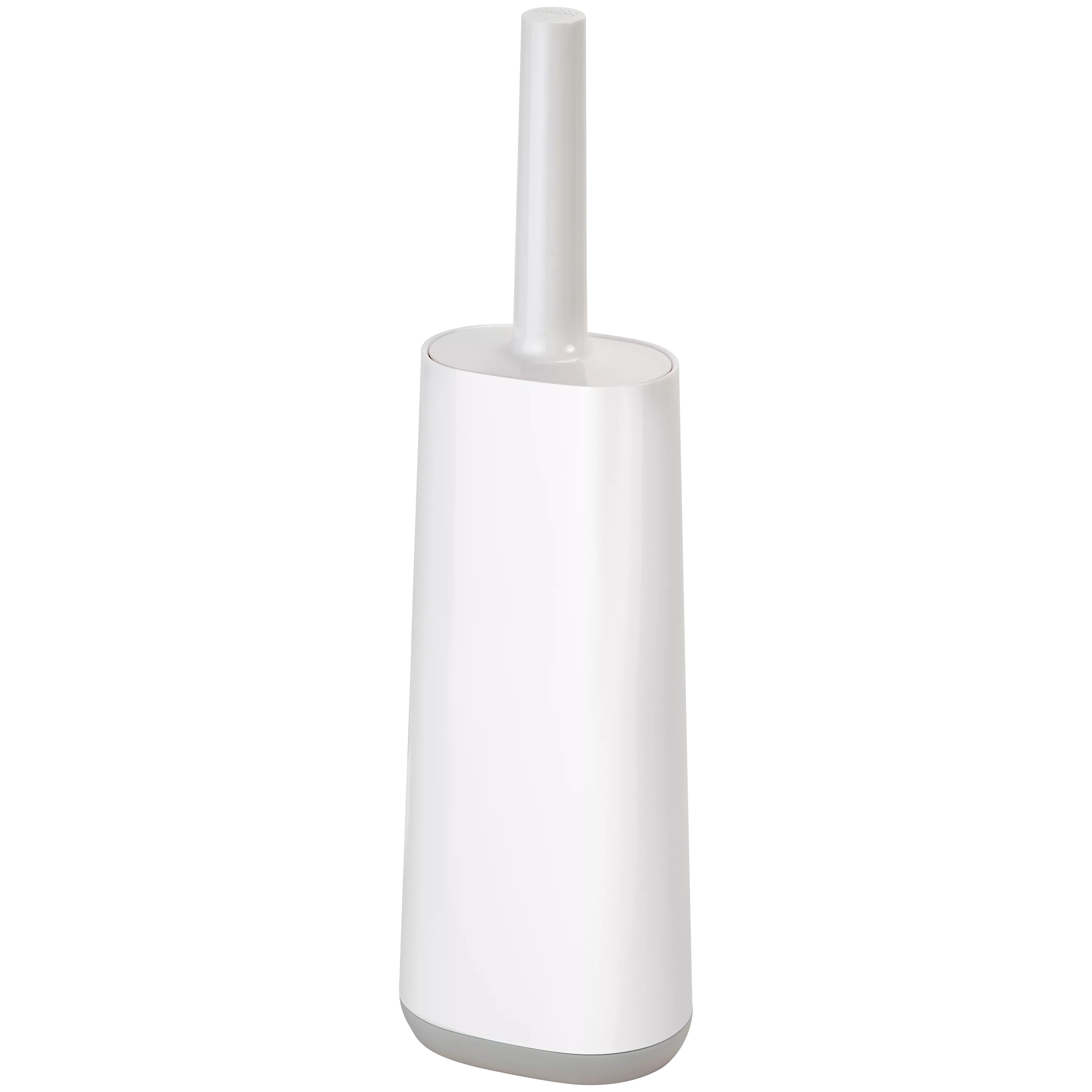 Joseph Joseph flexible silicone toilet brush with D-shaped head, grey, UK version