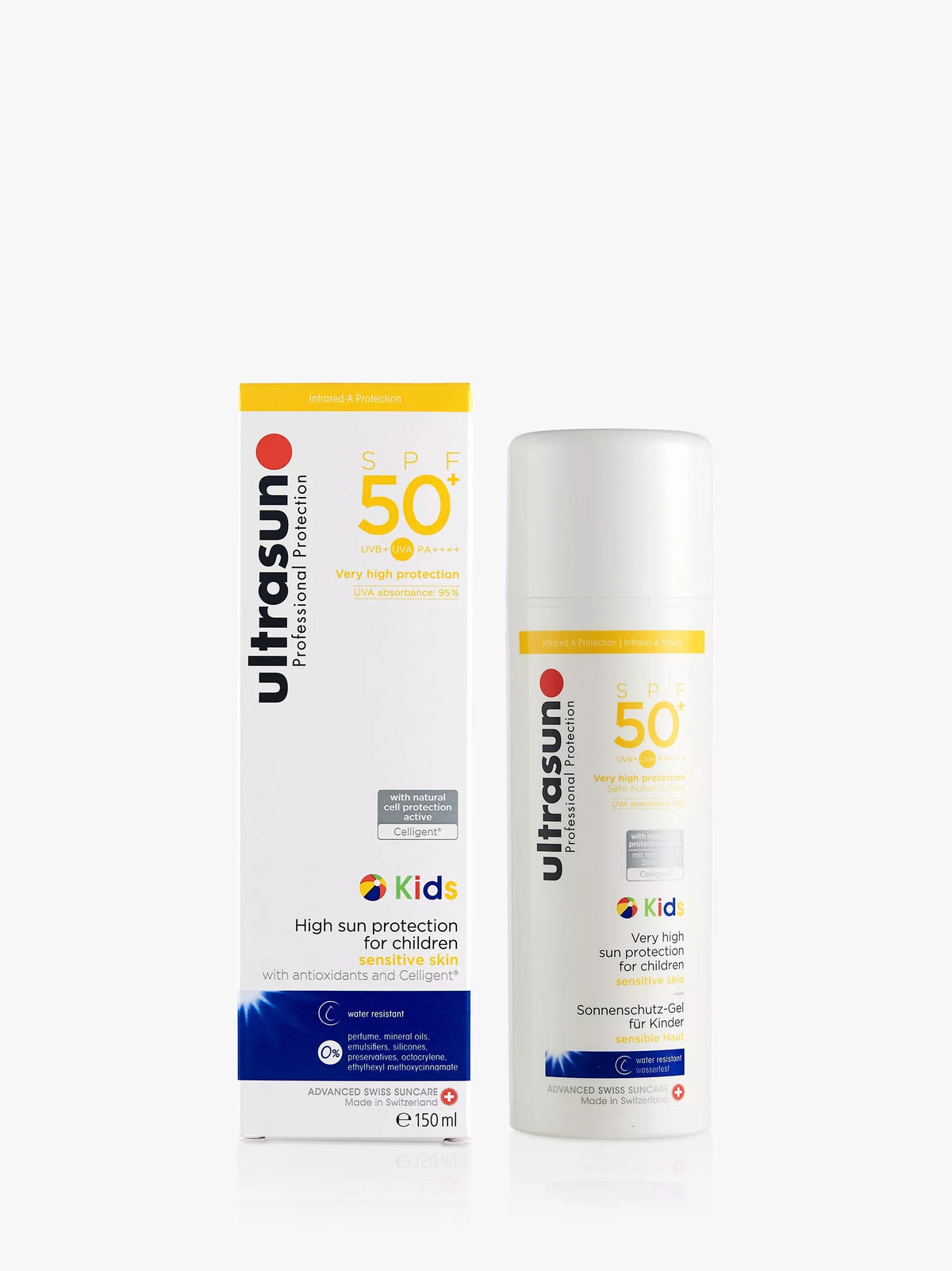 Ultrasun Kids SPF 50+ sun cream 150ml (British brand)