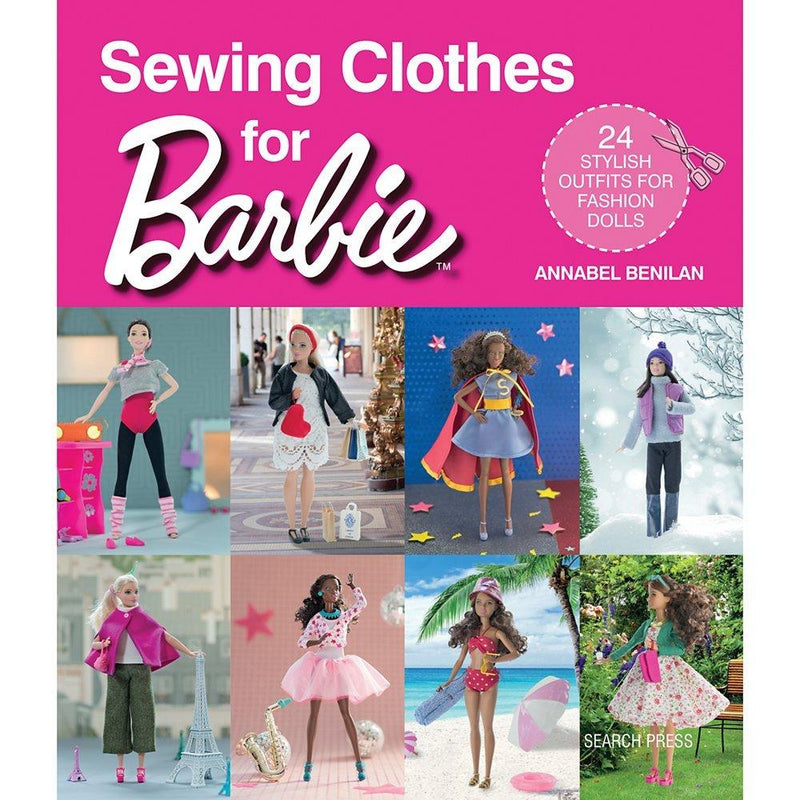 Sewing clothes for Barbie book by Annabel Benilan (British brand)
